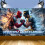 Deadpool vs Wolverine feestartikelen, decoratie, achtergrondbanner 5x3ft 4