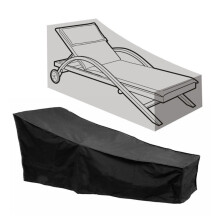 Housse imperméable pour chaise longue d'extérieur Dasbsug, housse de protection pour fauteuil inclinable