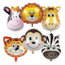 Ballons animaux ICERUN, ballons en aluminium en forme d'animaux mignons, décorations pour fête safari, articles de fête d'anniversaire