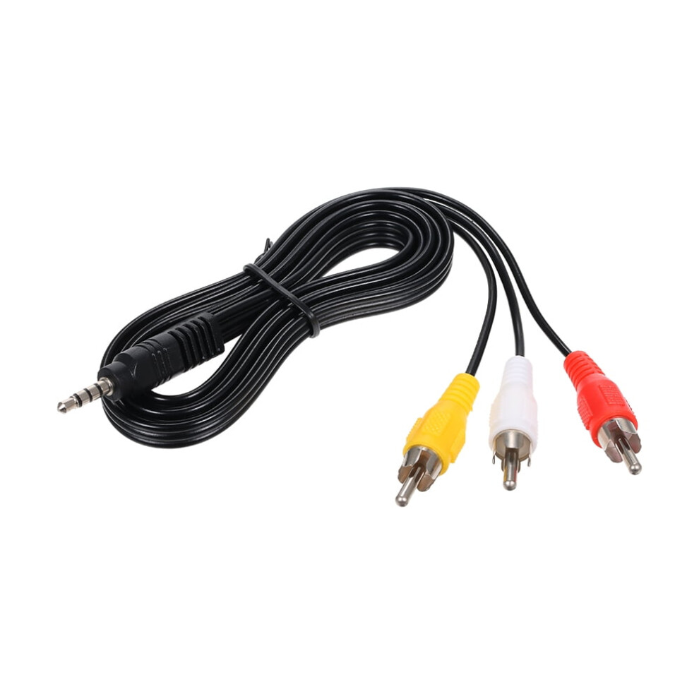 Festnight 3.5Mm Rca Audio Video Cable 3.5Mm Jack To 3 Rca Male Av Wire Cord 1.2M Dv Mp4 Convertor 9083649010150