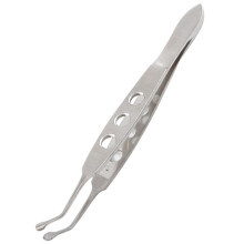 Stainless Steel Meibomian Gland Expressor Eyelid Massage Tweezer for Quick Unclogging and Eye Care