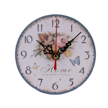 TRIEIY Clock Clearance Saleï¼ Vintage Style Antique Wood Wall Clock for Home Kitchen Office Household Appliances A