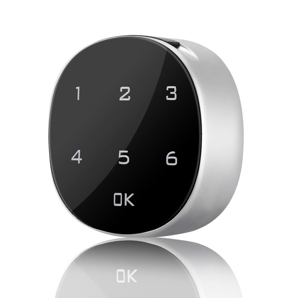 Digital Cabinet Lock With Touch Screen Password Access, Electronic Keyless Zinc Alloy Locker Lock 9164114663368