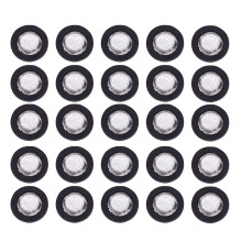 40pcs 1/2 Inch Shower Hose Rubber Washers Stainless Steel Gasket Rubber Washer