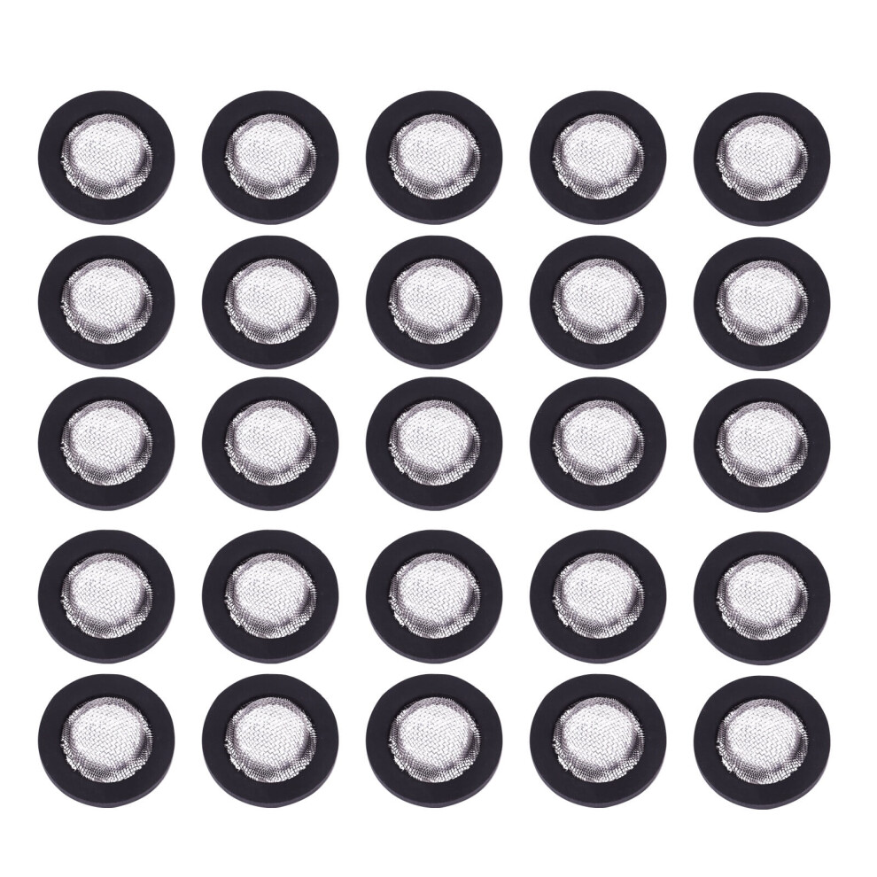 40Pcs 1/2 Inch Shower Hose Rubber Washers Stainless Steel Gasket Rubber Washer 9083649012376