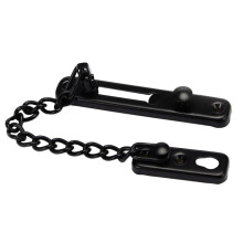 Stainless Steel Door Chain Lock with Pressdown Buckle, Durable Security Guard for Home Safety 2pcs