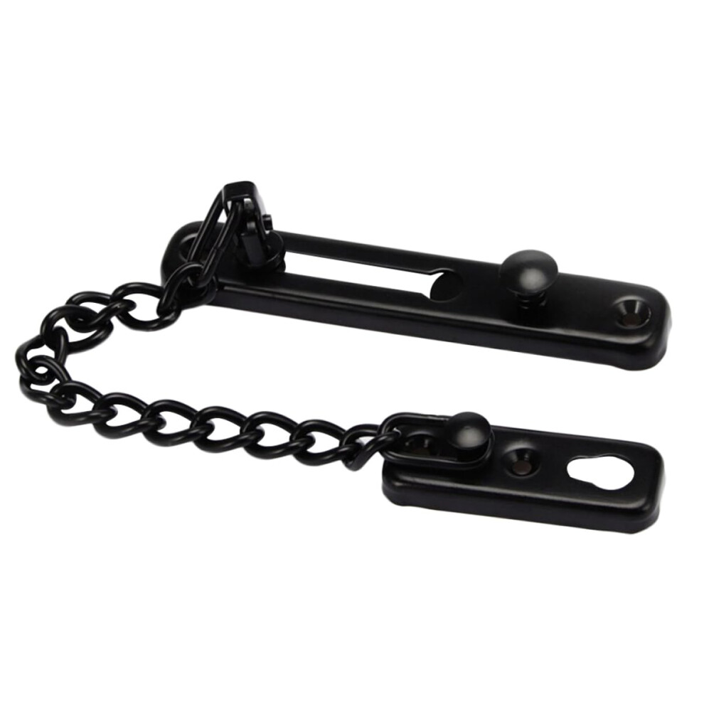 Stainless Steel Door Chain Lock With Pressdown Buckle, Durable Security Guard For Home Safety 2Pcs 9164114663399
