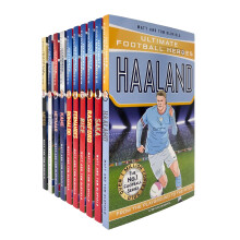Ultimate Football Heroes Series 1 Collection 10 Books Set Kane, Messi, Ronaldo,Rashford, Son Heung-min, Bruno Fernandes, Haaland, Neymar, Rice, Saka
