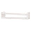 Solid Wood Wall Mounted Bookshelf, Drill Space Saving White Wooden Storage Rack Organizer 1