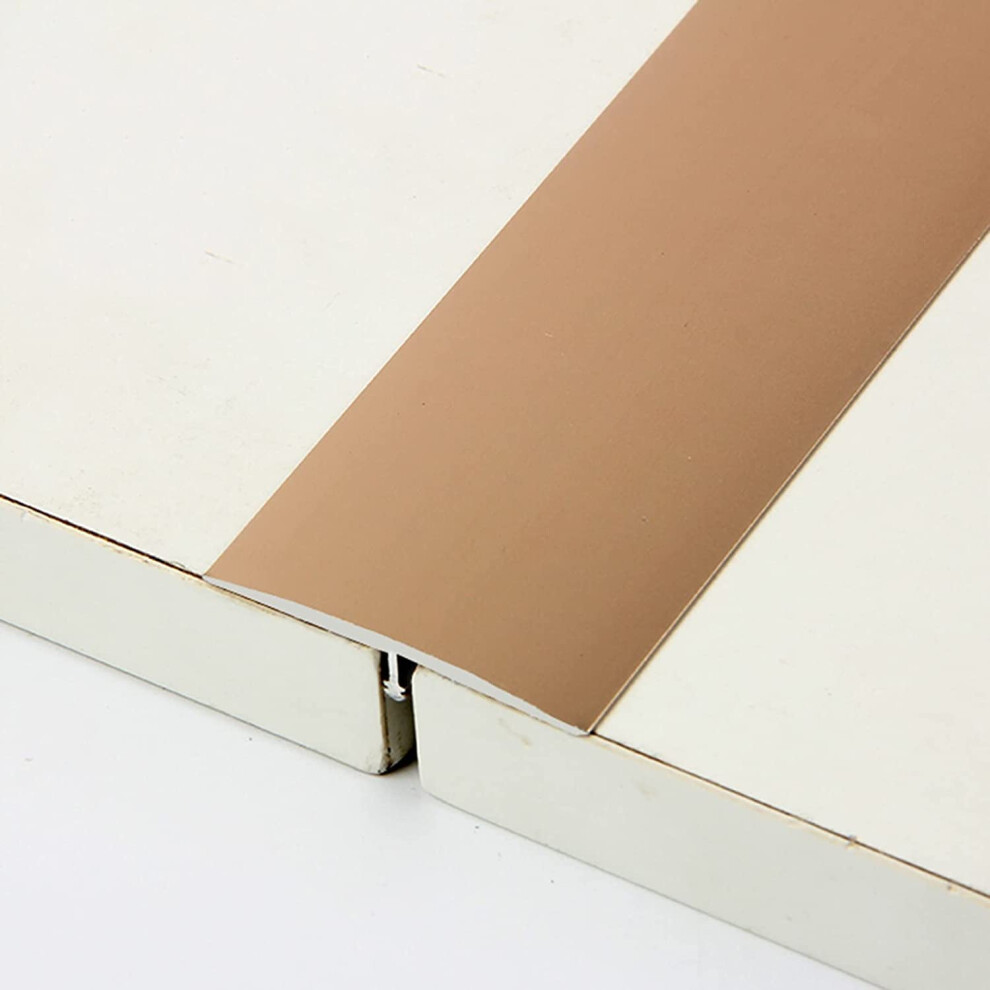 Gold Aluminum Floor Transition Strip For Carpet To Tile, Self Adhesive Door Threshold 100Cm 9113335054554