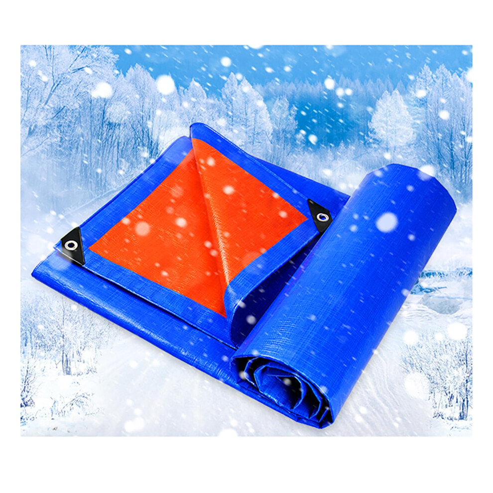 Heavy Duty Waterproof Tarp 2X2m Uv Resistant Outdoor Tarpaulin Cover With Reinforced Edges 9113335054615