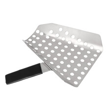 Stainless Steel Popcorn Scoop with Handle Filters Unpopped Kernels for Popcorn Machine Use