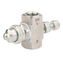 Air Atomizing Nozzle Adjustable Stainless Steel Pressure Spray Nozzle with Female Thread
