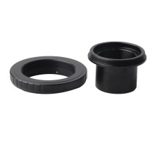 T-mount telescoopadapter voor Canon EOS astrofotografie accessoires, compatibel met M42-lenzen, volledig metalen constructie, oculairpoorten van 1,25