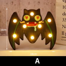 YiFudd Halloween modelleerlicht op batterijen, lichtsnoer, decoratielicht