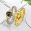 Ρολόγια Quinlirra για γυναίκες YOLAKO Γυναικεία Casual Quartz Λουράκι από Ανοξείδωτο Ατσάλι 3