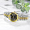 Ρολόγια Quinlirra για γυναίκες YOLAKO Γυναικεία Casual Quartz Λουράκι από Ανοξείδωτο Ατσάλι 4