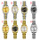 Ρολόγια Quinlirra για γυναίκες YOLAKO Γυναικεία Casual Quartz Λουράκι από Ανοξείδωτο Ατσάλι 7