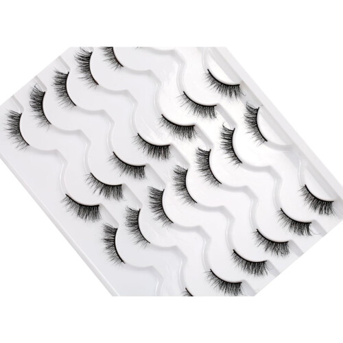 Ψεύτικες βλεφαρίδες Changmaius Fluffy Cat Eye Look 8D Σταυρωτές, Φυσικές Ψεύτικες Βλεφαρίδες 2