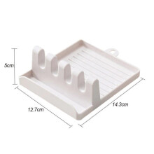 1 unidad de soporte para cucharas de cocina, tenedores y espátulas, organizador de estantes de plástico para cucharas, soporte para utensilios de