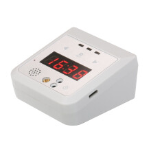 2-in-1 infraroodthermometer met schakelbare weergave in /, tijd- en alarmfunctie