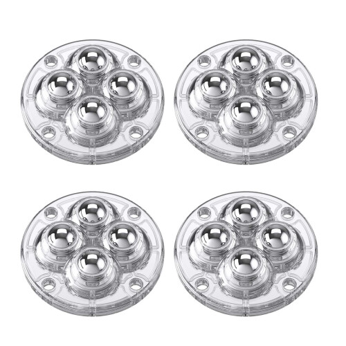 funtasica4Pcs360Περιστρεφόμενος τροχός αυτοεπικόλλησης για υπνοδωμάτιο, σπίτι,