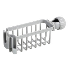 Soporte para esponjas de fregadero, estante de almacenamiento para grifo de cocina, estante para esponjas y toallas, cesta de drenaje, herramientas