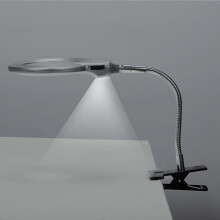 Tinglu LED-Stehlampe mit verstellbarer Lupe