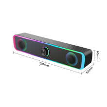 Desktop computer mobile phone Bluetooth audio notebook desktop small speaker home mini wired subwoofer