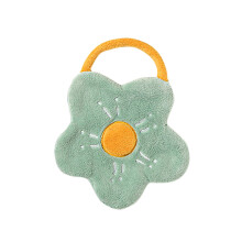 Chiffon de nettoyage super absorbant Hmsavn, serviette en velours corail, mouchoir absorbant l'eau pour enfants, mouchoir Ă fleurs Ă suspendre,