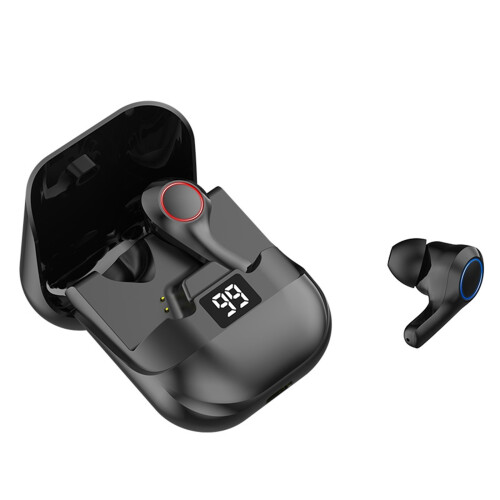 Ασύρματα ακουστικά Bluetooth με ψηφιακή οθόνη και έλεγχο αφής, ακουστικά TWS, 1
