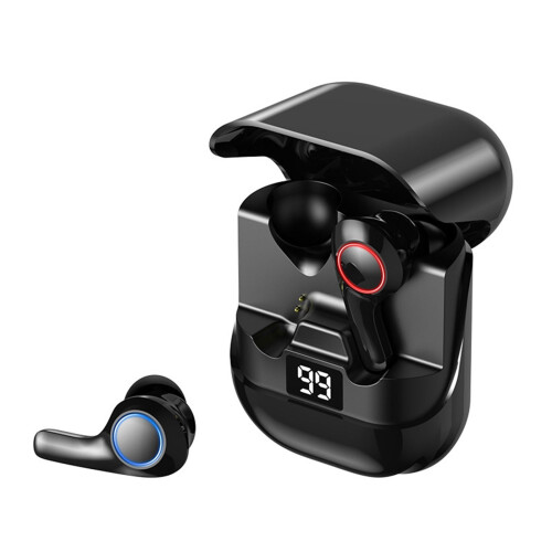 Ασύρματα ακουστικά Bluetooth με ψηφιακή οθόνη και έλεγχο αφής, ακουστικά TWS,