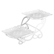Mesa de postres, cesta de frutas, bandeja para el té de la tarde, soporte para joyas, decoración, estante para guardar pasteles