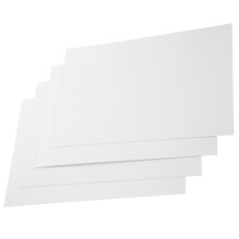 4 Pcs Aluminum Sheet Signage Sublimation Metal Blanks Thermal Transfer White