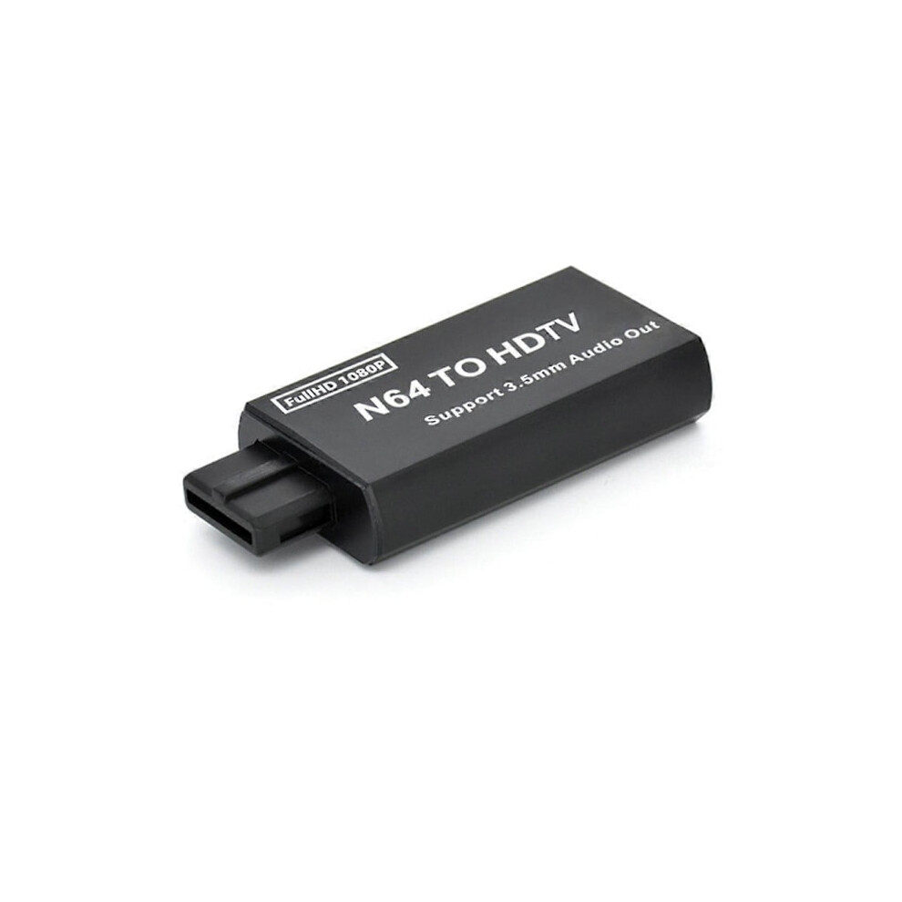 1080P N64 To Hdmi Compatible Converter Game Adapter Plug And Play Hd Cable Adapter For Compatible With Nintendo 64/Ngc/Snes Accessories 9110895233658