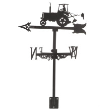 Weather Vane Durable Iron Roof Weather Vane with Accurate Wind Direction for Garden and Pavilion