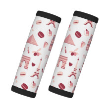 2 Pcs Luggage Handle Wraps - Urban Eiffel Tower Suitcase Tags, Compatible with Most Suitcases, Travel Essentials