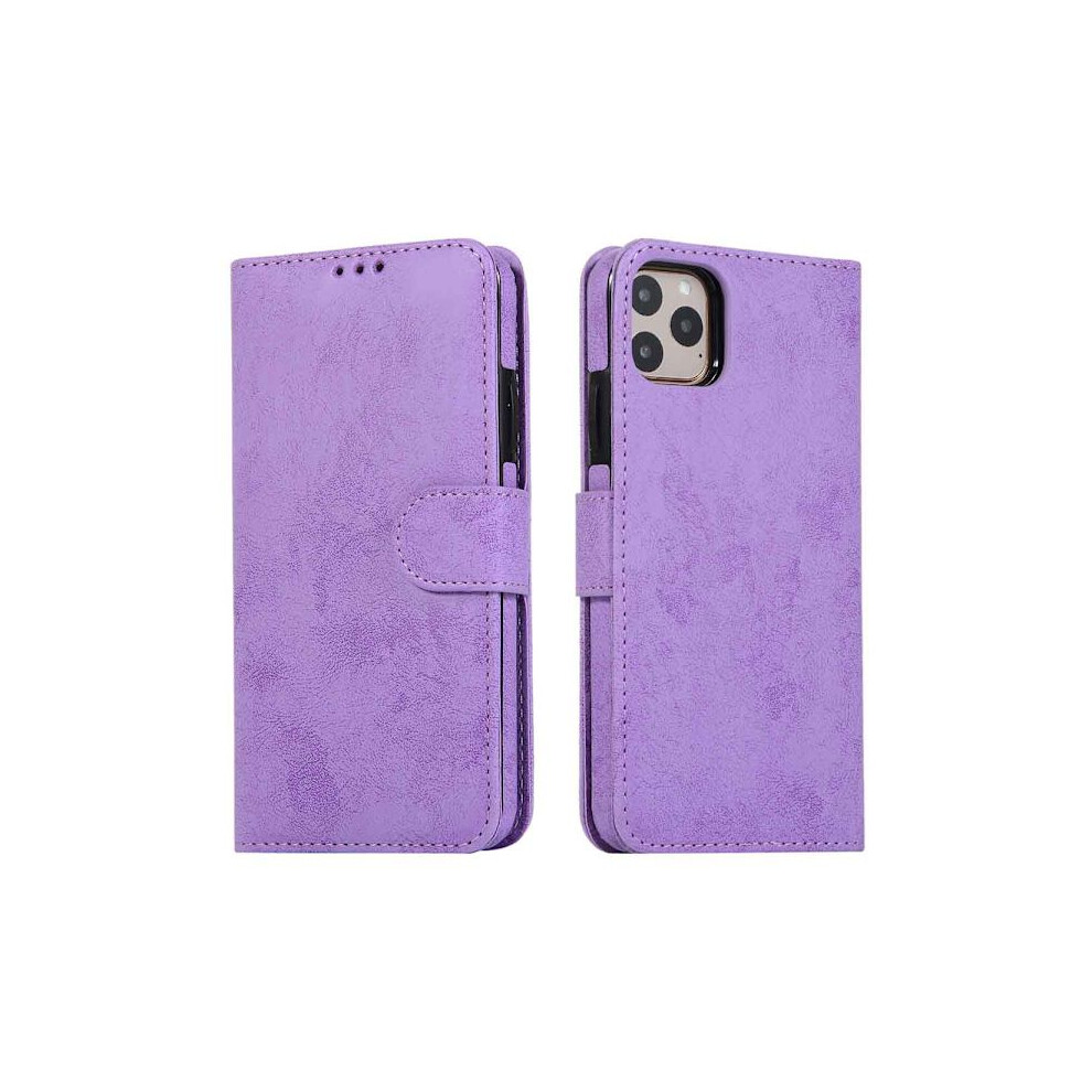 Rugged Wallet Case - Compatible With Iphone 11 Purple 9110895234495