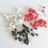 300PCS 1/8 Inch Red,Black.White Map Tacks Pushpins Map Tacks, 3