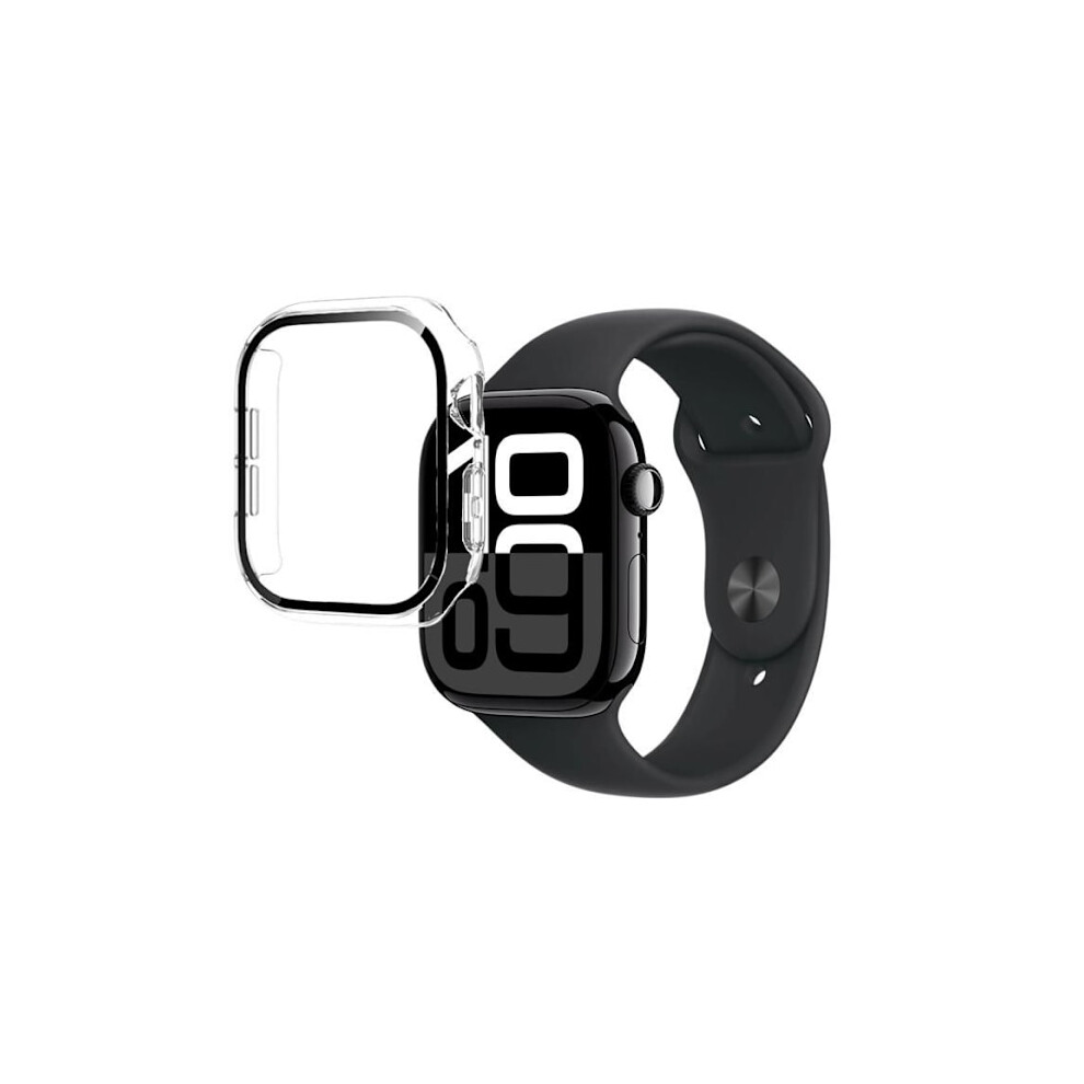 Case Compatible With Watch 46Mm Series 10 - Hard Protective Case With Transparent Tempered Glass Screen Phonillico Transparent 9110895234822