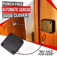 Automatic Pull Cord Door Closer Household Tools Set