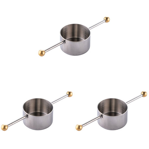 Measuring Cup Tools, Bar Measure Cocktail Jigger with Handle for Whisky Bar Tools Bar Accessories(3 Pcs)