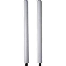 20" Subwoofer/Speaker Extender Poles, Fits M20 Threading,110 LB Load Capacity,White (STSD-M20W-PAIR)