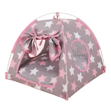 WINDLAND Foldable Cute Pet Dogs Tent Portable Outdoor Indoor Tent for Cat Puppy Kennel