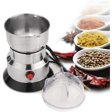 Electric Coffee Grinder 100W Stainless Steel Blade for Beans Nuts and Grains with Fresh Aroma Grinding