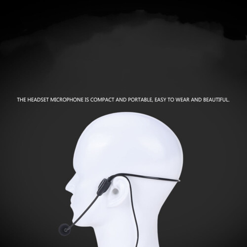 Headset Microphone Microphone 3.5mmm Head-mounted Wired Headset Microphone 2