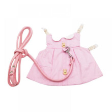 Huisdierkonijnenjurk, klein dierentuigje, vest en riem, ontsnappingsbestendige kleding voor konijnen, cavia's, fretten, varkentjes en kittens.