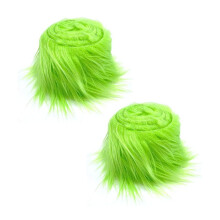 rullar fuskpälstygremsor fluffiga hantverk dekorativa band konstgjord päls plysch sömnad trim för gnomes skägghår cosplay kostym gör-det-själv