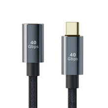 USB4 40Gbps apa-nő hosszabbító kábelhez, 100W-os USB4 40Gbps kábel, USB4 adatkábel