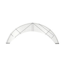 YiFudd Knitting Circular Quilting Template, Multifunctional Cutting Ruler for DIY Fabric - Favorite Sewing Tool